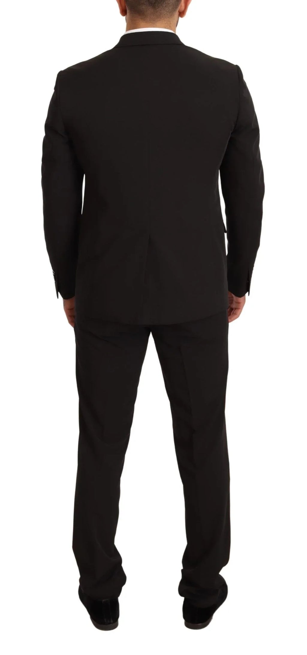 Domenico Tagliente Black Polyester Slim 2 Piece Set TAGLIENTE Suit - Zeiniez