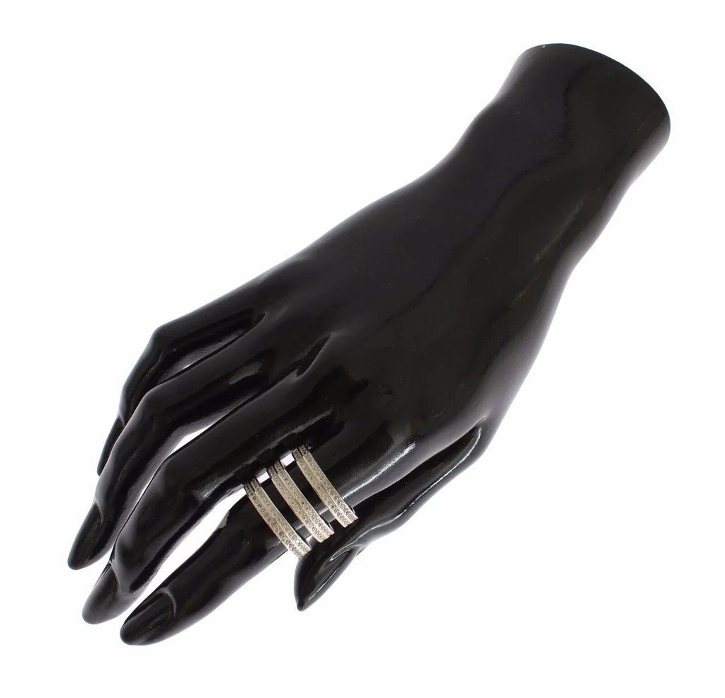 Nialaya Authentic Womens Clear CZ 925 Sterling Silver Ring - Zeiniez