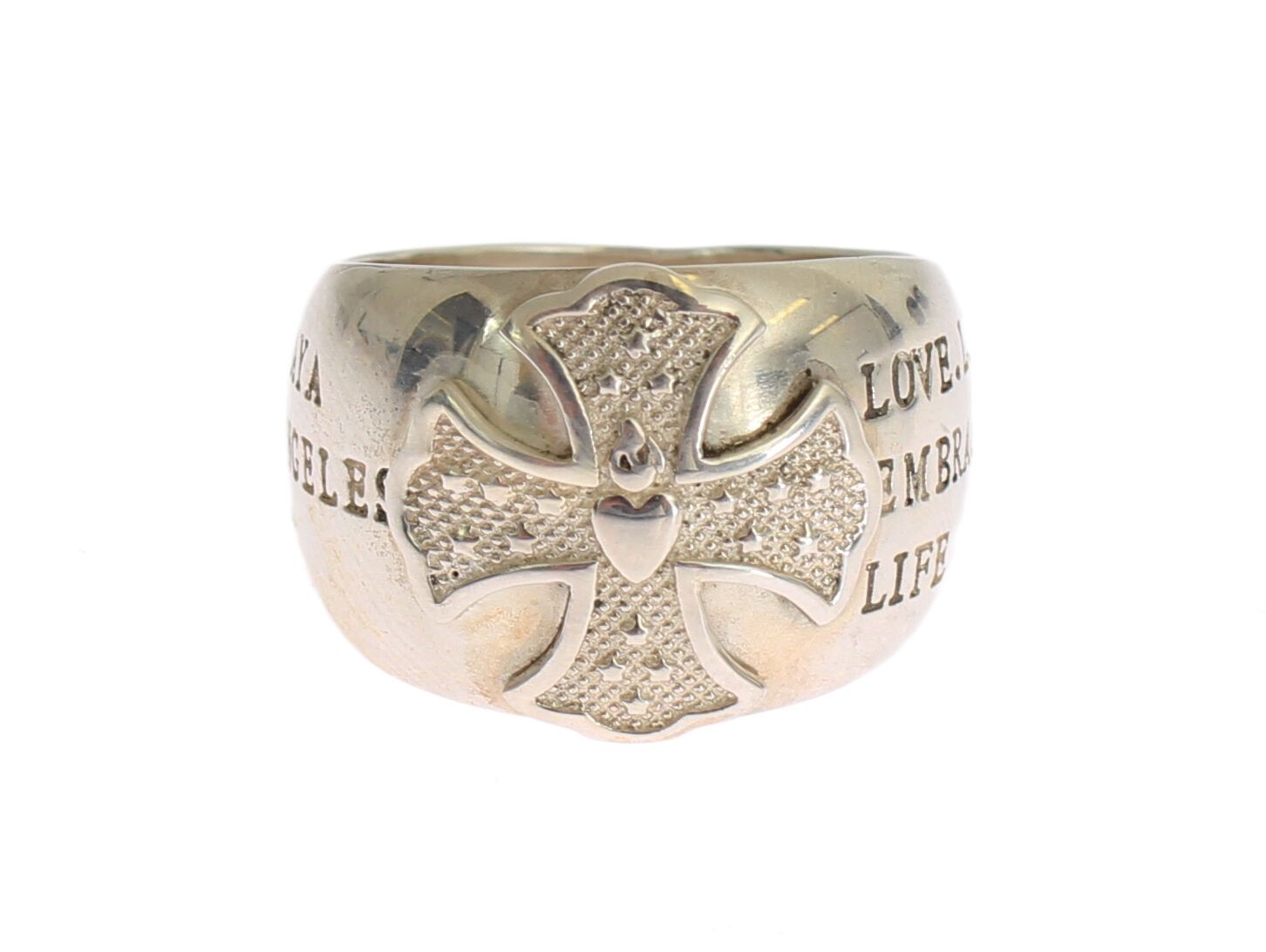Nialaya Silver Cross Womens 925 Sterling Ring - Zeiniez
