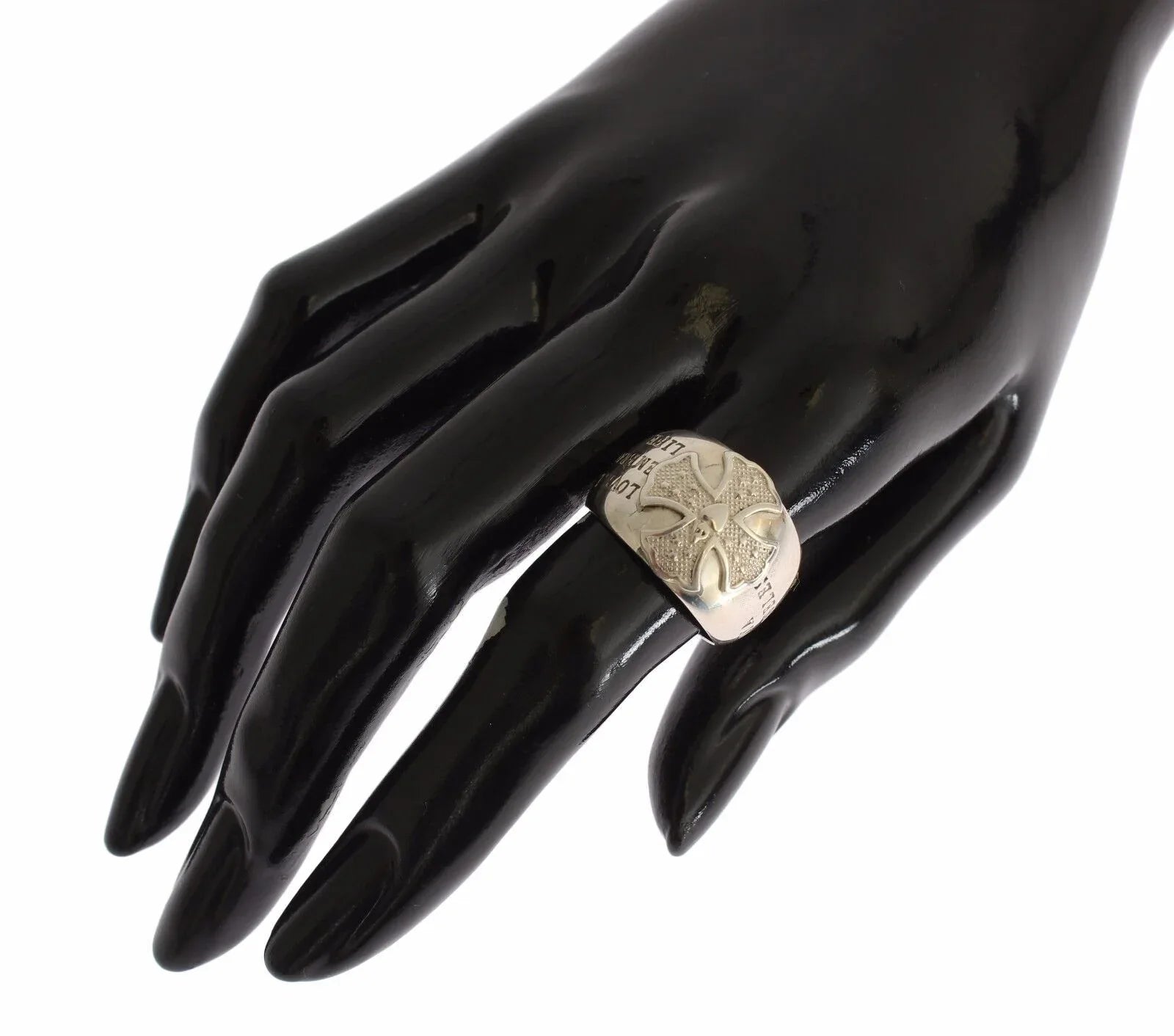 Nialaya Silver Cross Womens 925 Sterling Ring - Zeiniez