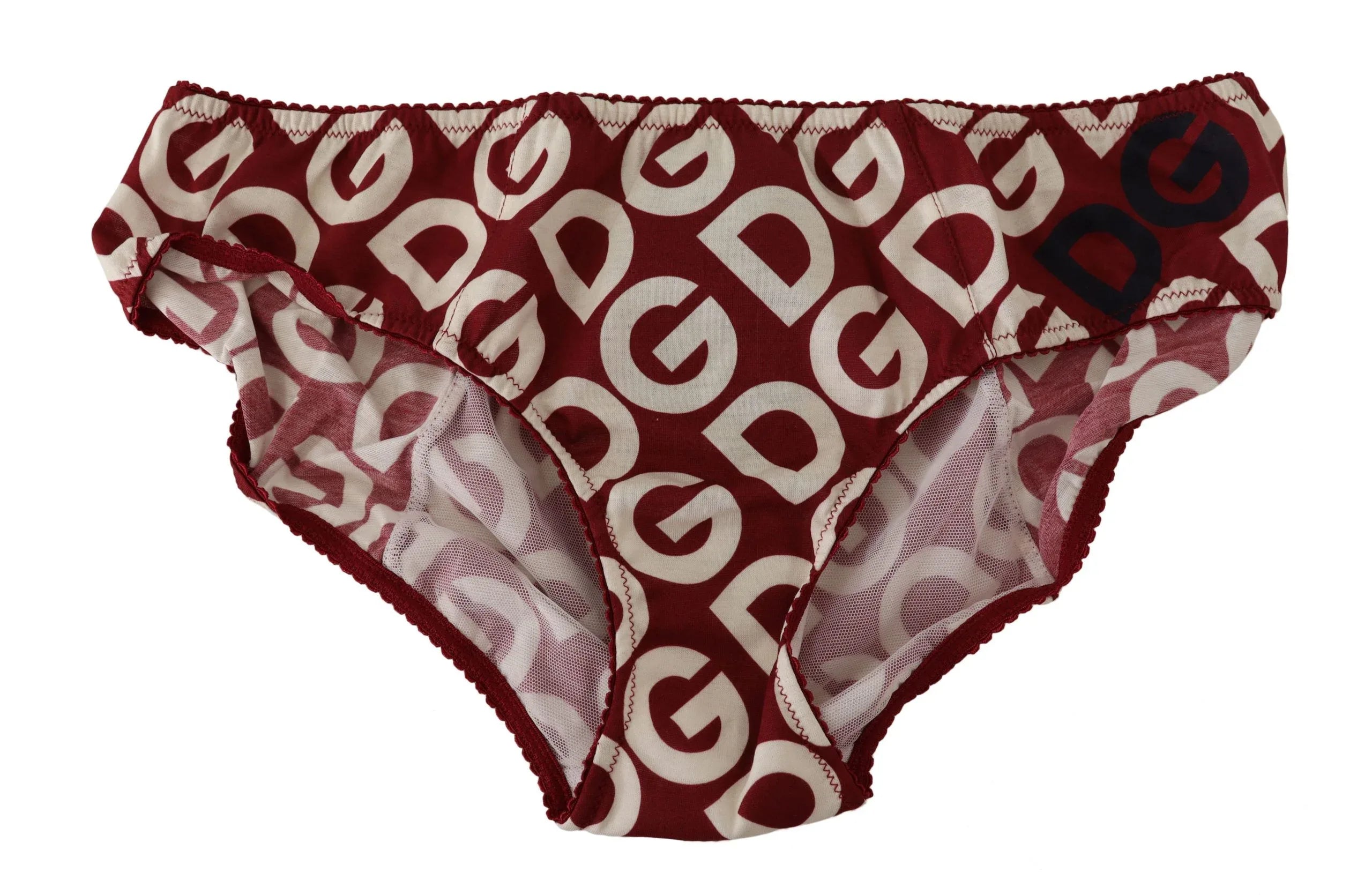 Dolce & Gabbana Multicolor DG Logo Print Slip Bottom Underwear - Zeiniez