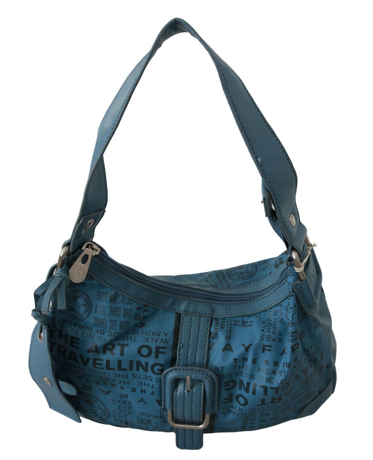 WAYFARER Shoulder Handbag Printed Purse Women Blue - Zeiniez