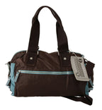 WAYFARER Brown Handbag Duffel Travel Purse - Zeiniez