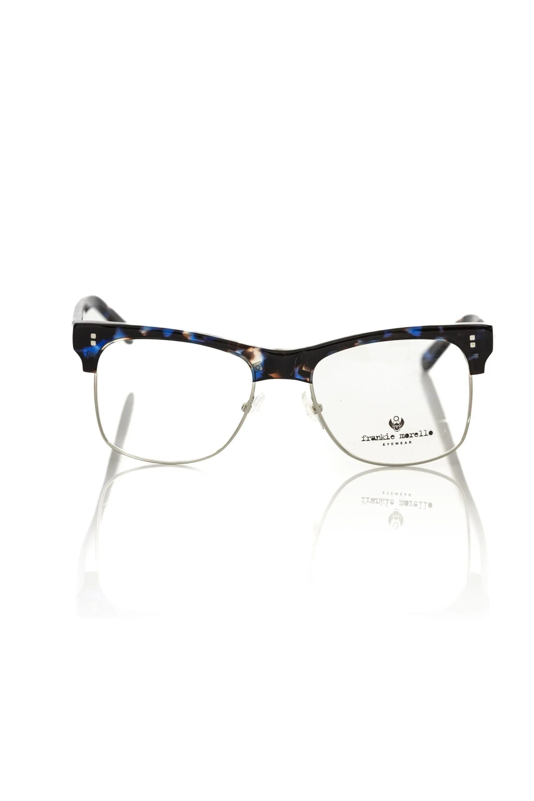 Frankie Morello Blue Metallic Men Frame - Zeiniez