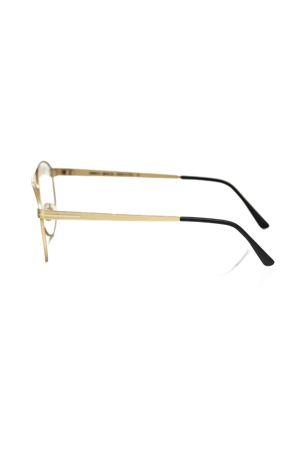 Frankie Morello Gold Metallic Men's Frame Aviator Eyeglasses - Zeiniez