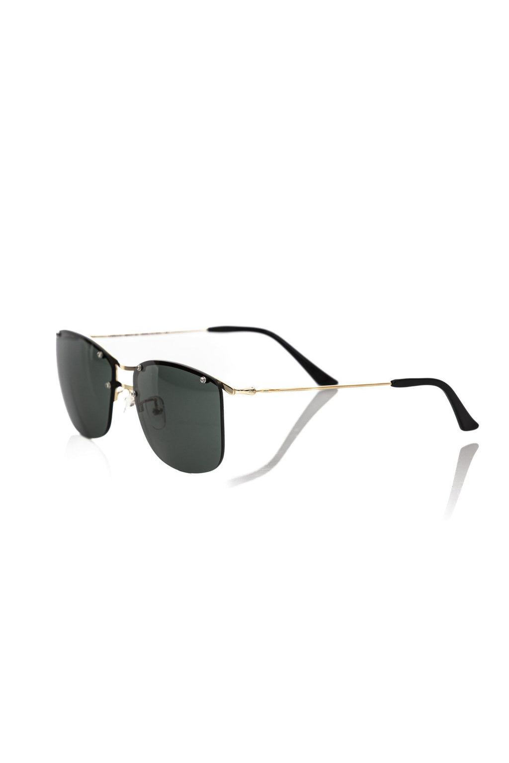 Frankie Morello Black Metallic Fibre Men Sunglasses - Zeiniez