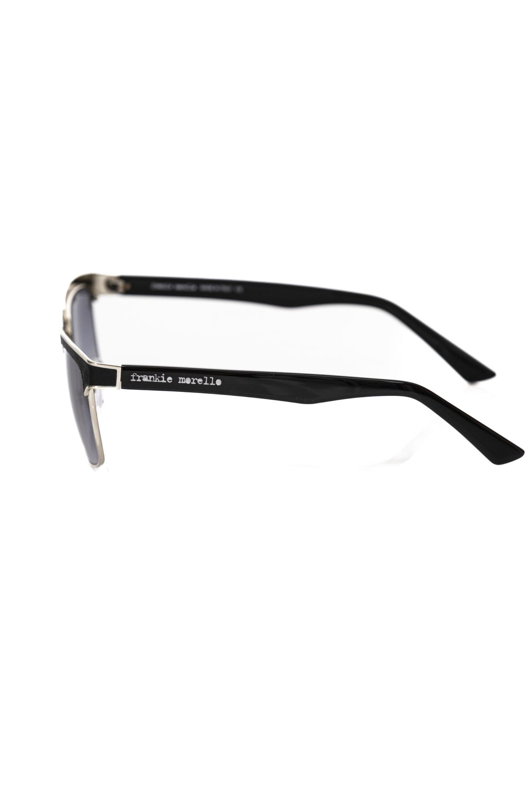 Frankie Morello Black Metallic Fibre Men Sunglasses - Zeiniez