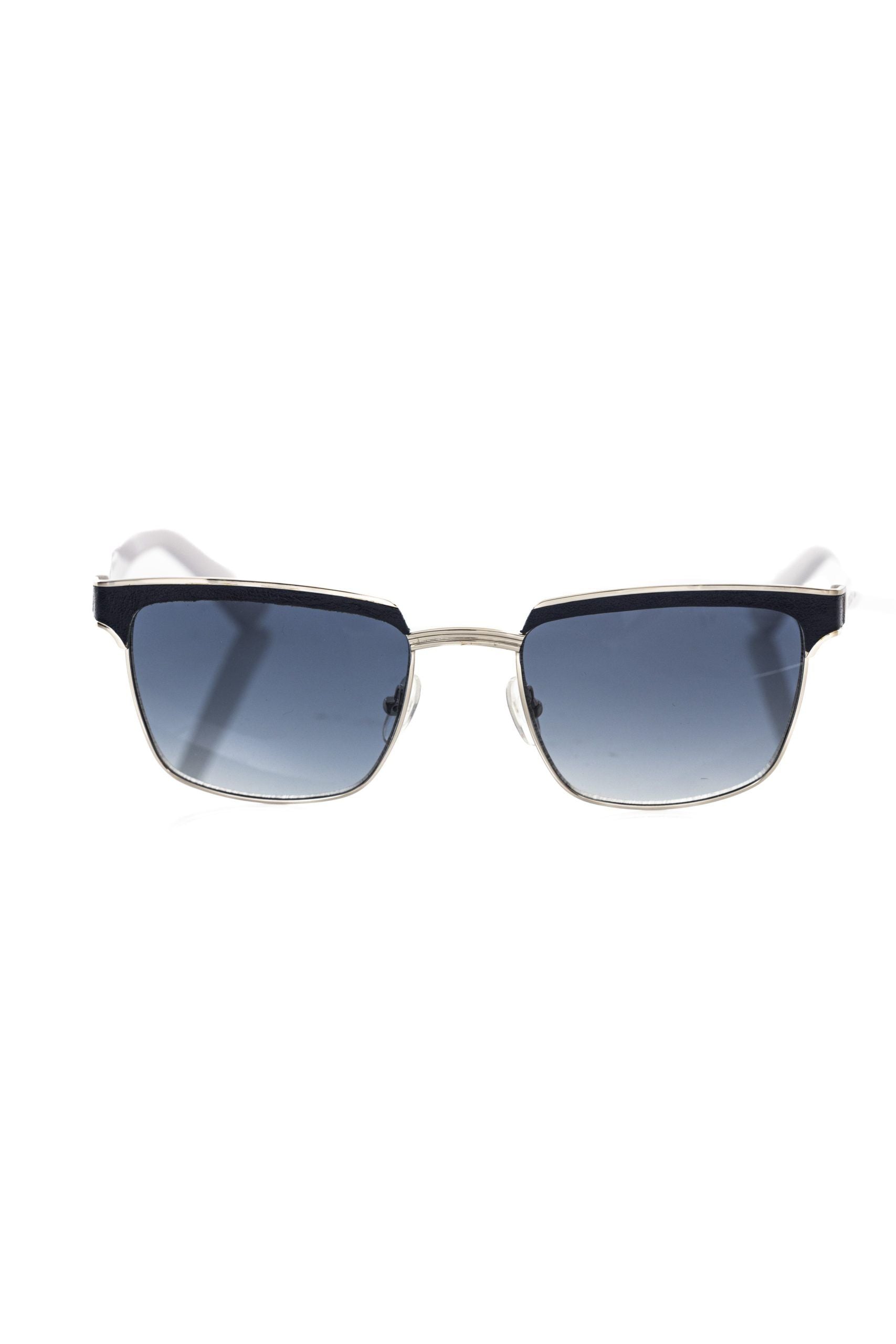 Frankie Morello Black Metallic Fiber Men Sunglass - Zeiniez