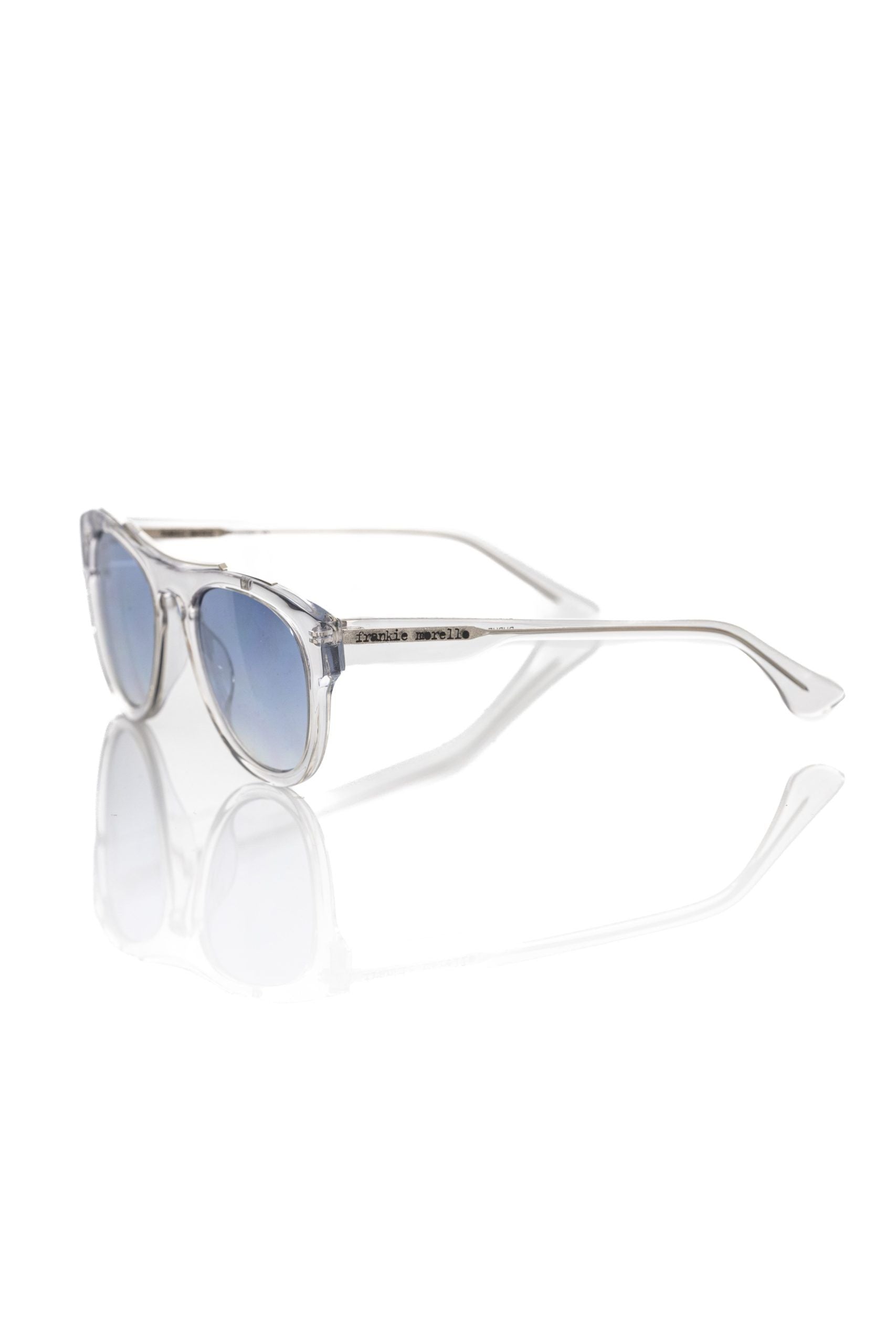 Frankie Morello White Acetate Men Sunglass - Zeiniez