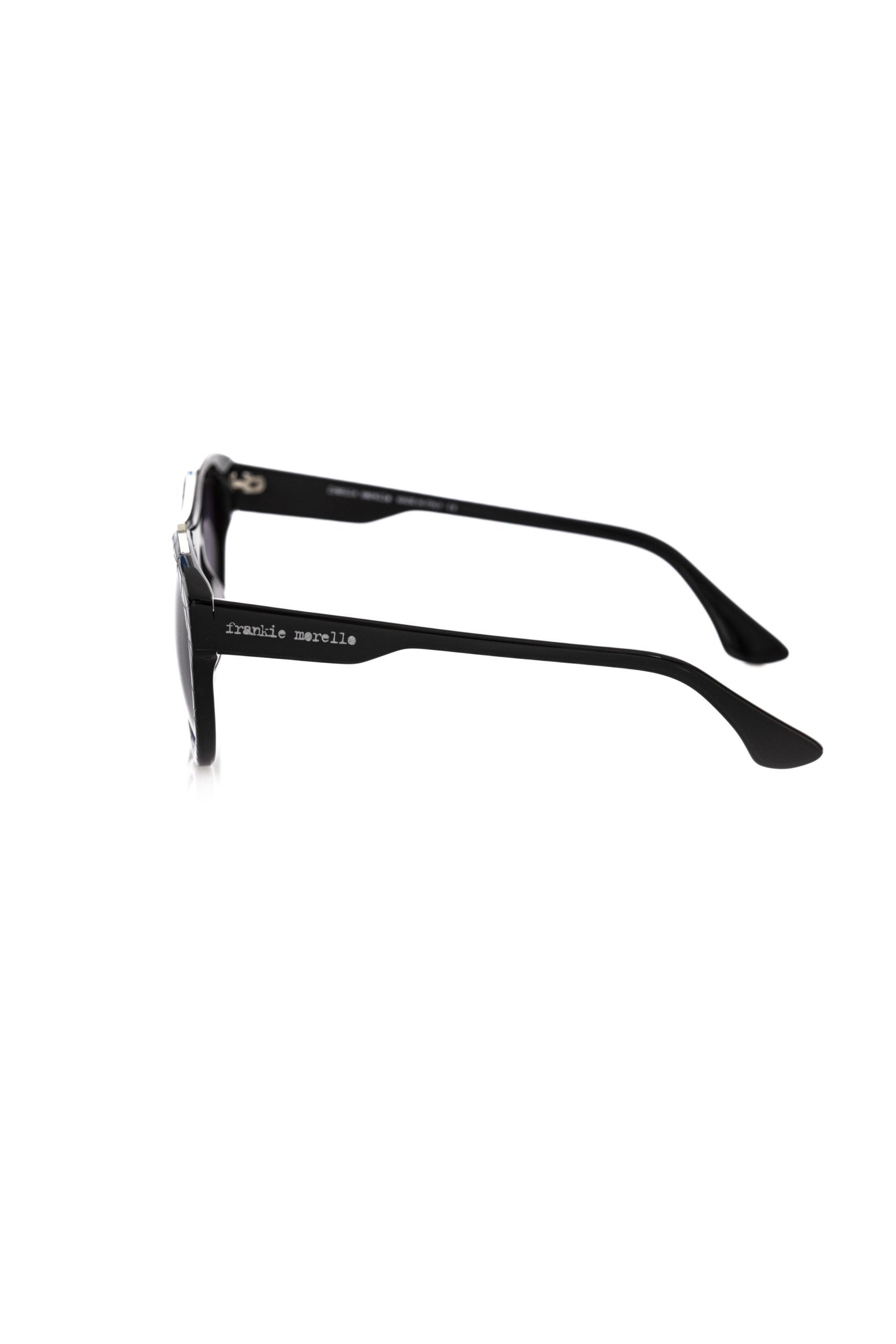Frankie Morello Black Acetate Men Sunglasses - Zeiniez