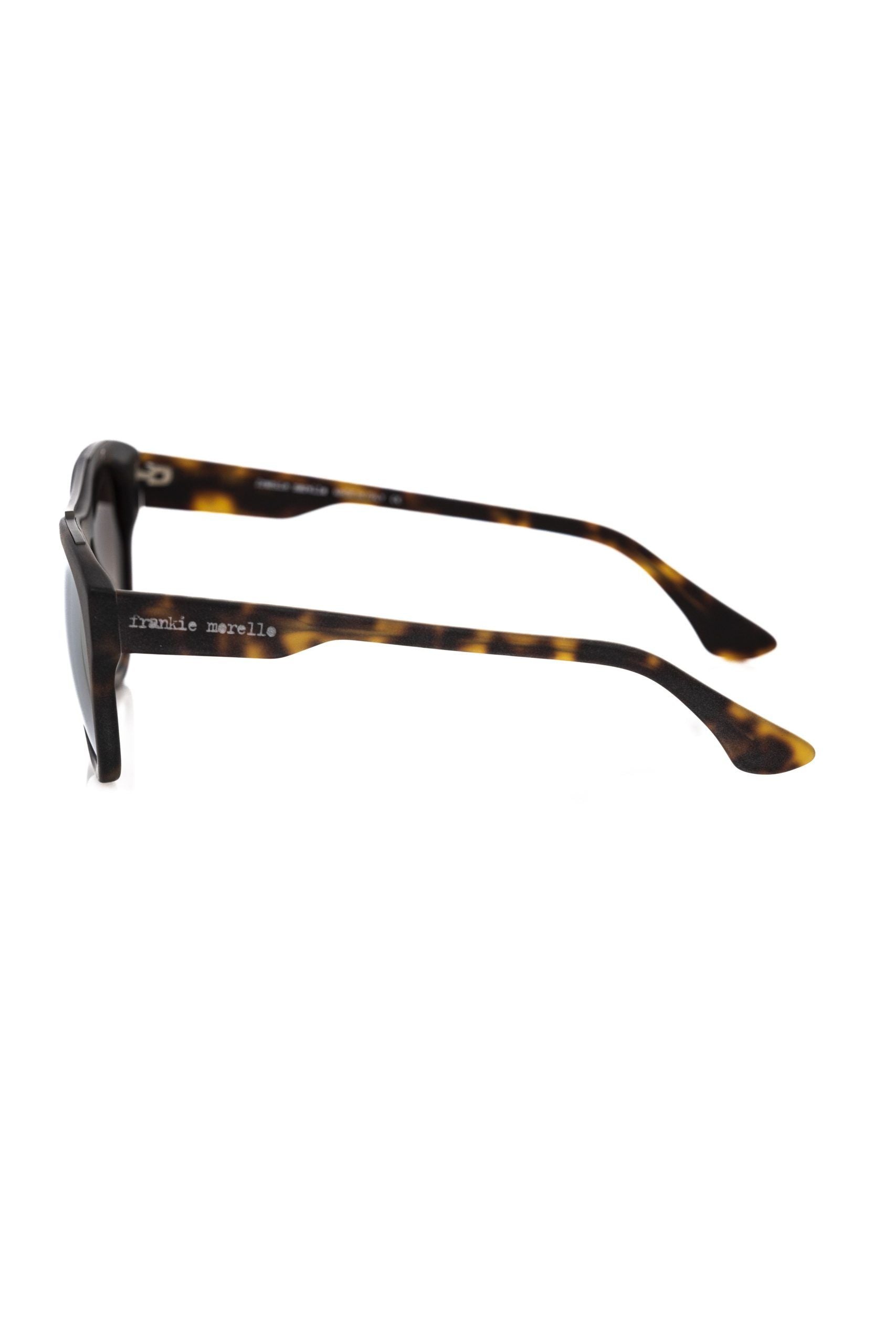 Frankie Morello Brown Acetate Mens Sunglasses - Zeiniez