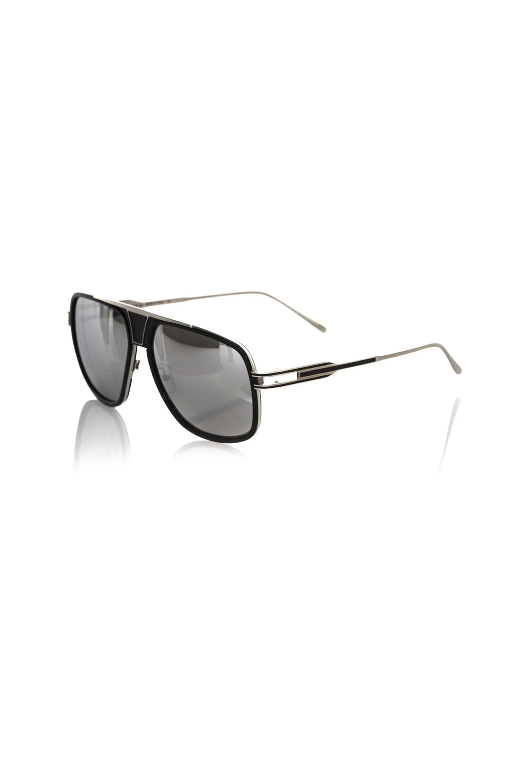 Frankie Morello Black Metallic Fiber Men Sunglass - Zeiniez