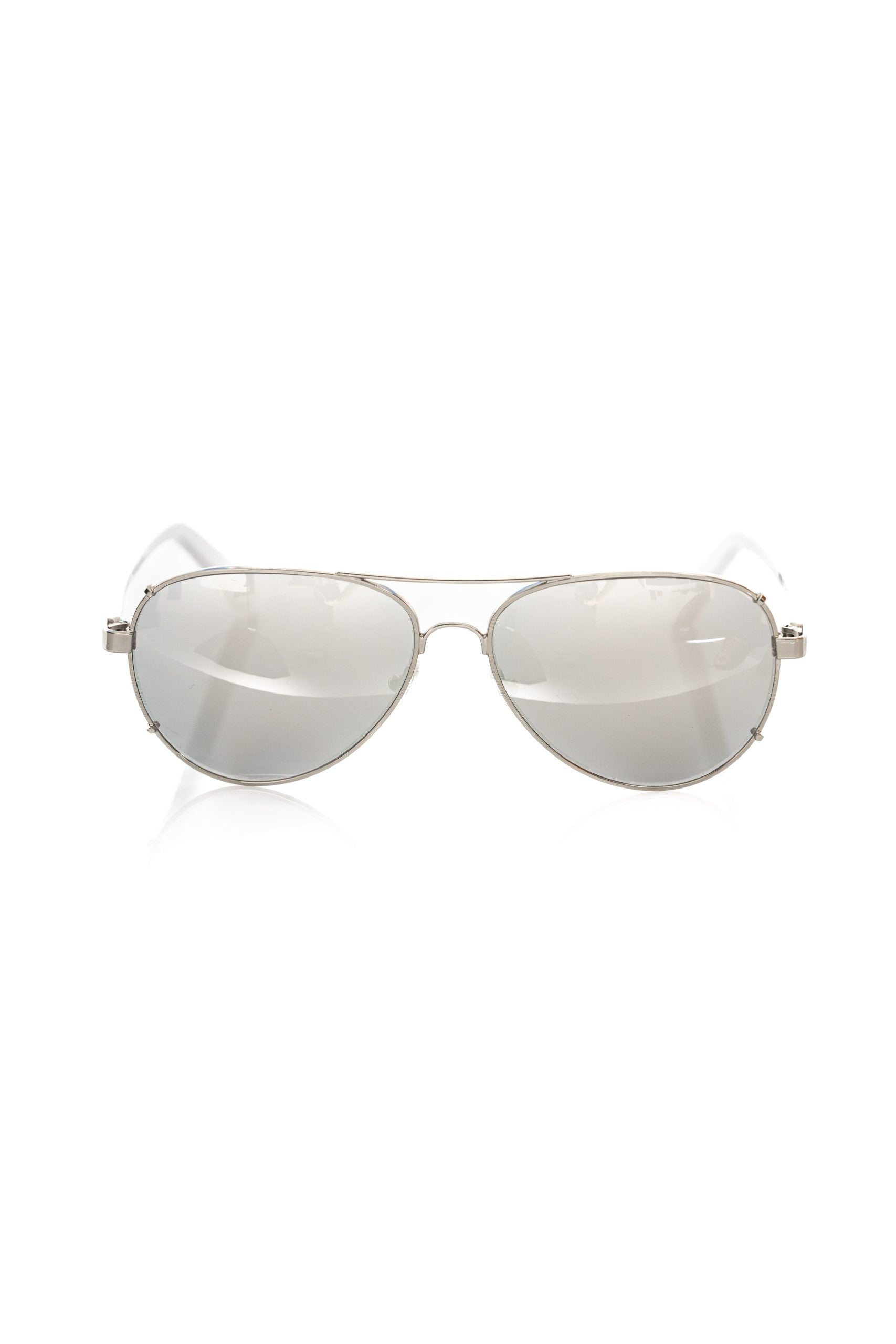 Frankie Morello Silver Metallic Fiber Men's Sunglass - Zeiniez