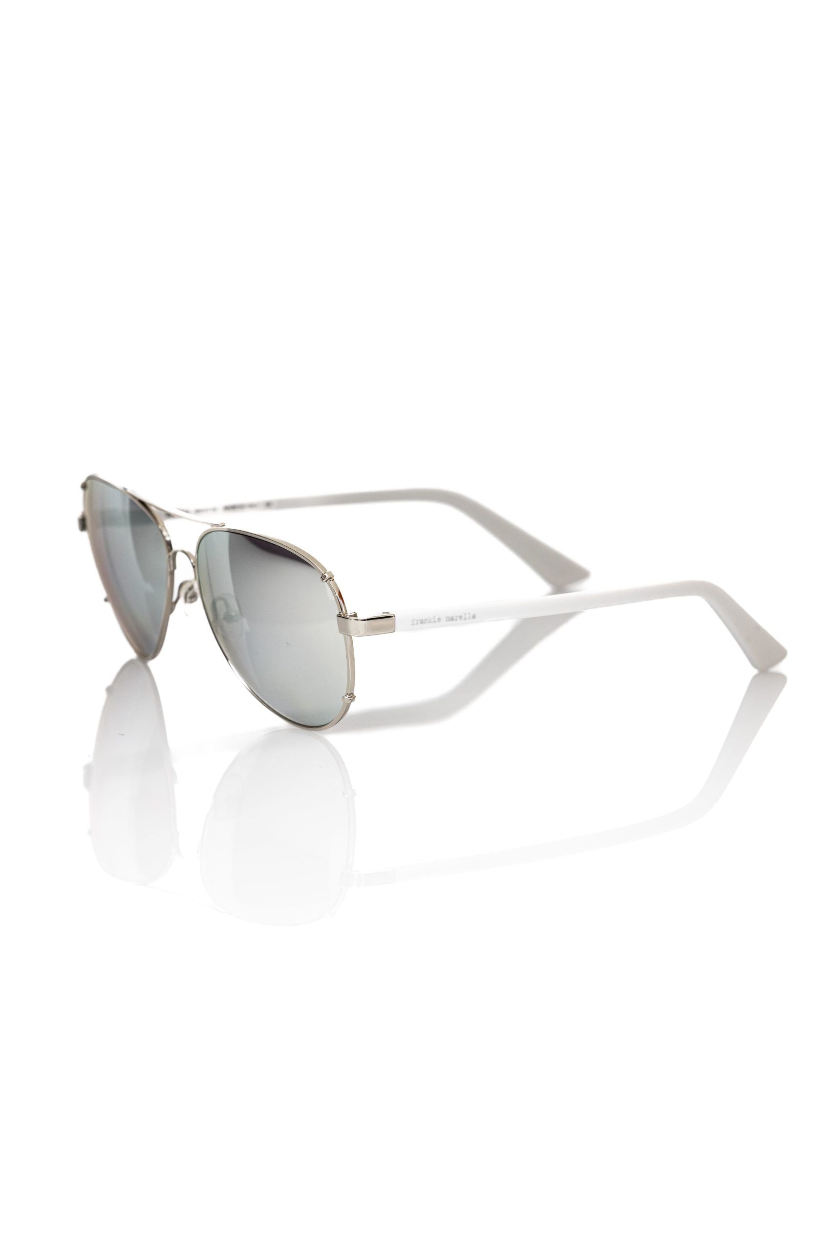 Frankie Morello Silver Metallic Fiber Men's Sunglass - Zeiniez