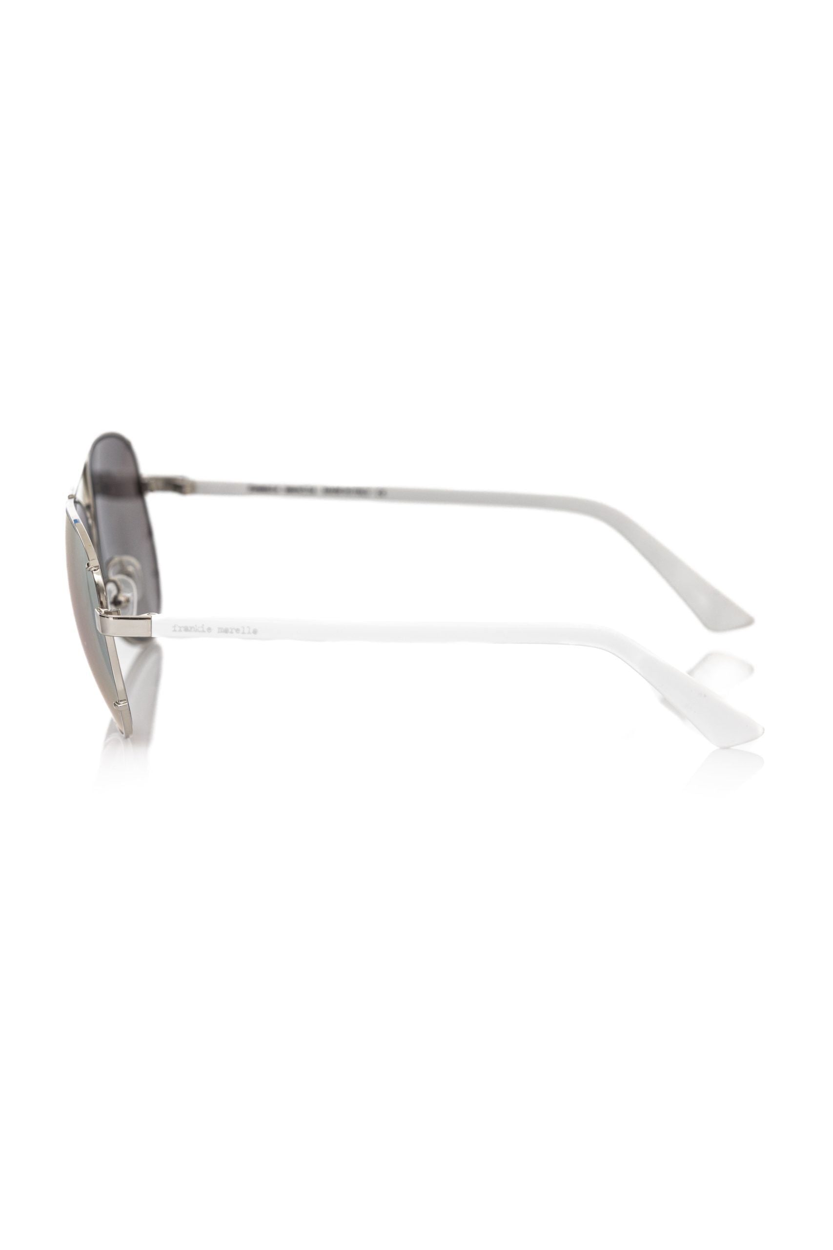 Frankie Morello Silver Metallic Fiber Men's Sunglass - Zeiniez