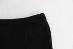 GF Ferre Black Straight Pencil Skirt - Zeiniez
