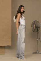 Don The Fuller Gray Cotton Jeans & Pant - Zeiniez