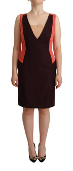 CO|TE Multicolor Polyester Sleeveless Sheath Knee Length Dress - Zeiniez