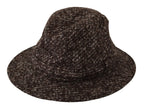 Dolce & Gabbana Gray Melange Blended Textured Tweed Hat - Zeiniez