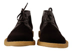 Dolce & Gabbana Brown Velvet Exotic Leather Boots - Zeiniez