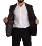 Dolce & Gabbana Purple Jacquard Single Breasted SICILIA Blazer - Zeiniez