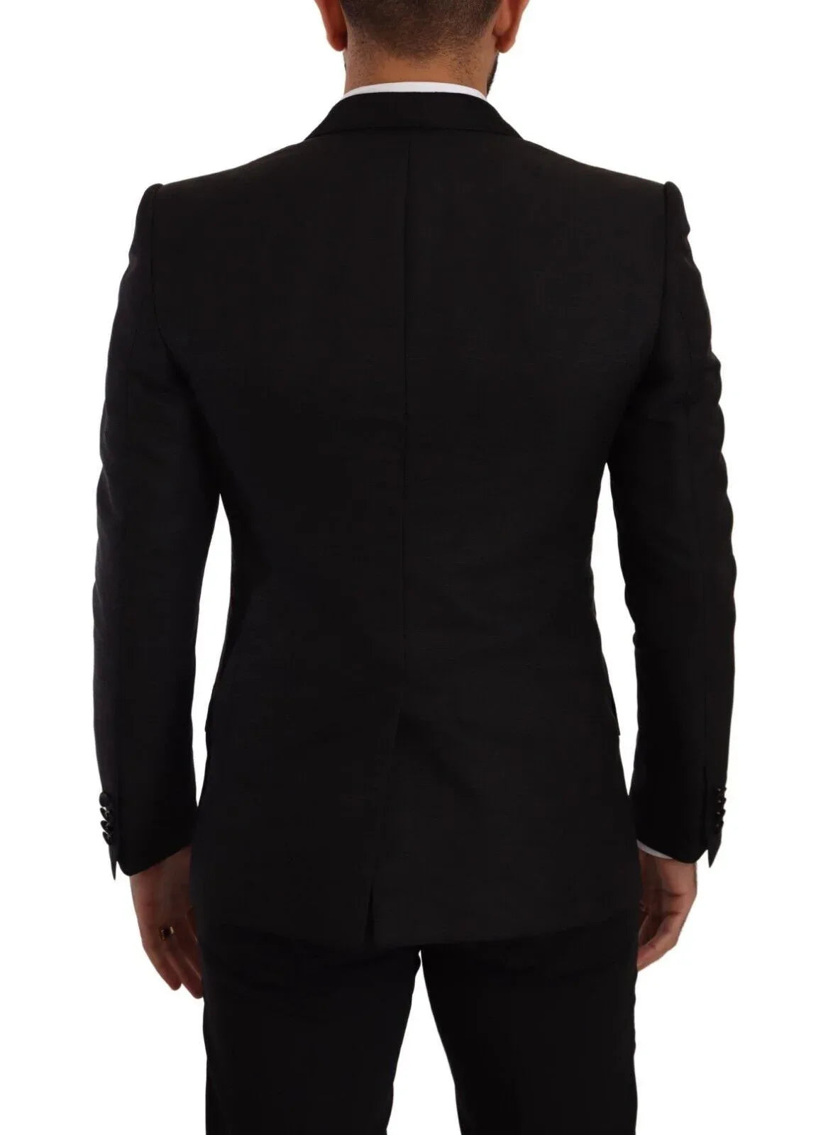 Dolce & Gabbana Black Slim Fit 2 Piece SICILIA Blazer - Zeiniez