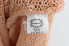 PINK MEMORIES Pink Cotton Blend Knitted Sleeveless Sweater - Zeiniez