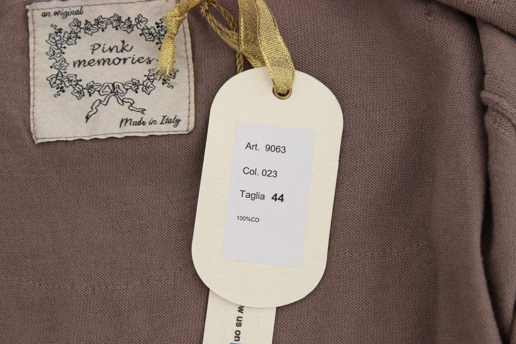 PINK MEMORIES Purple Lace Cotton Cardigan Sweater - Zeiniez