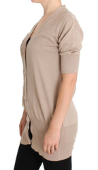 PINK MEMORIES Pink Lace Cotton Cardigan Sweater - Zeiniez