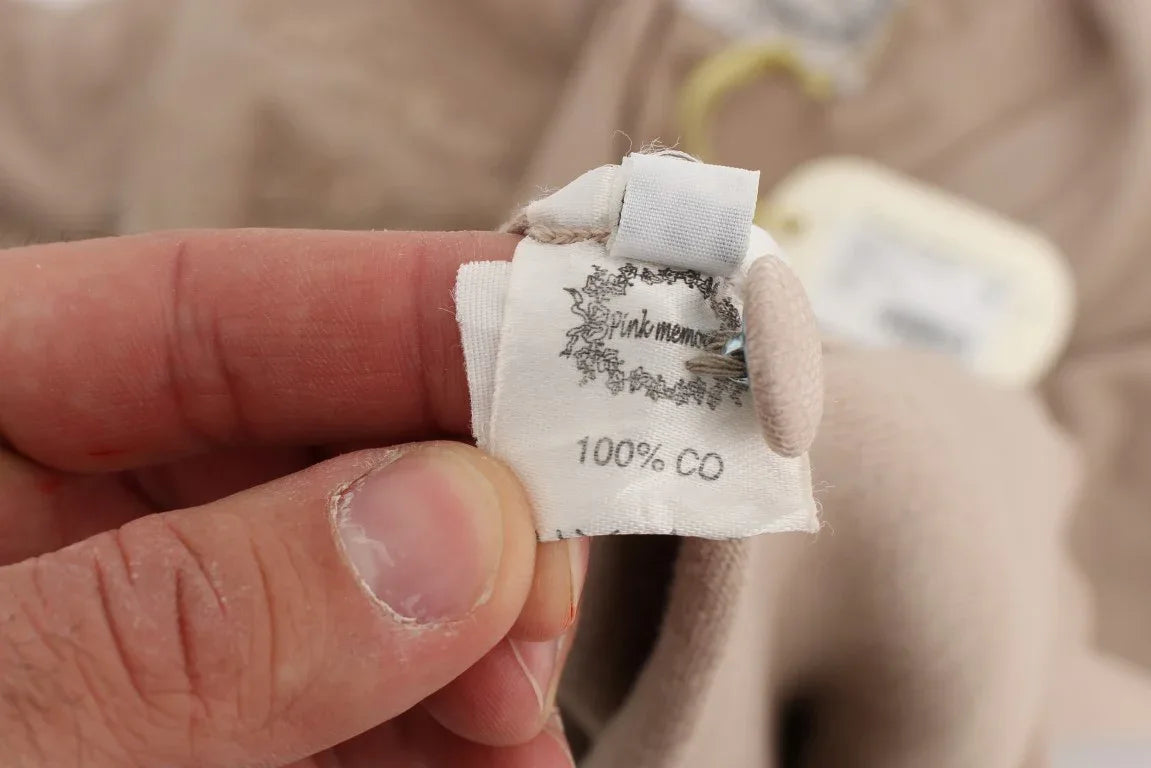 PINK MEMORIES Pink Lace Cotton Cardigan Sweater - Zeiniez