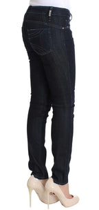 Costume National Blue Cotton Stretch Slim Fit Jeans - Zeiniez