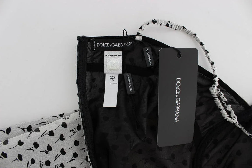 Dolce & Gabbana Black Silk Lace Babydoll Lingerie Top - Zeiniez