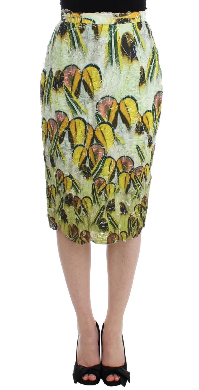 Lanre Da Silva Ajayi Multicolor Organza Pencil Skirt - Zeiniez