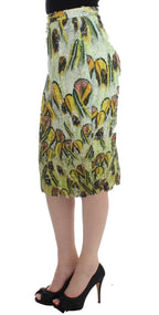 Lanre Da Silva Ajayi Multicolor Organza Pencil Skirt - Zeiniez