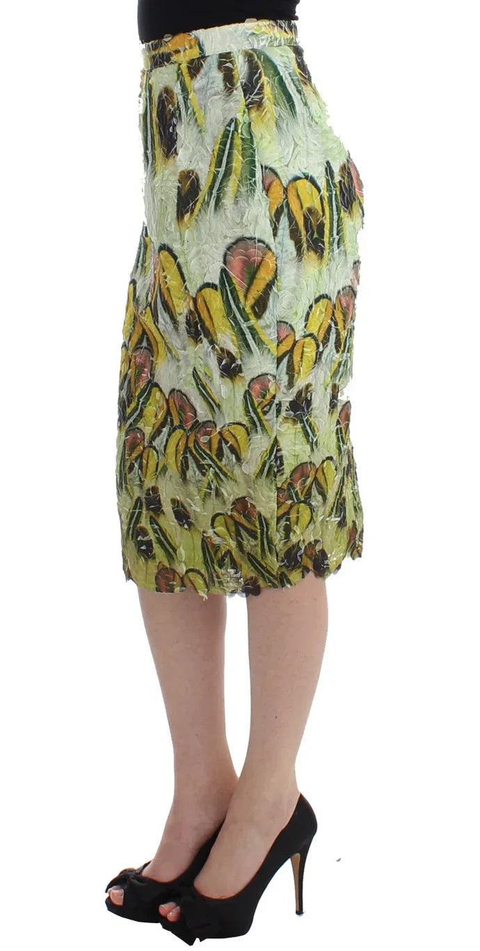 Lanre Da Silva Ajayi Multicolor Organza Pencil Skirt - Zeiniez