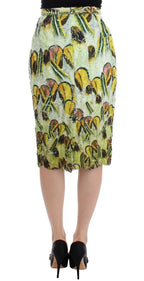 Lanre Da Silva Ajayi Multicolor Organza Pencil Skirt - Zeiniez