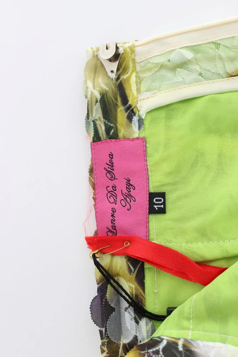 Lanre Da Silva Ajayi Multicolor Organza Pencil Skirt - Zeiniez