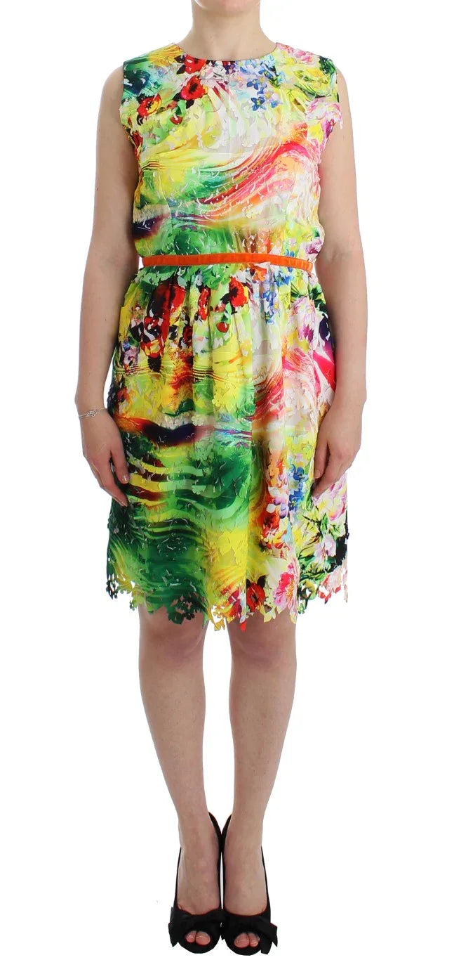 Lanre Da Silva Ajayi Multicolor Organza Sheath Dress - Zeiniez