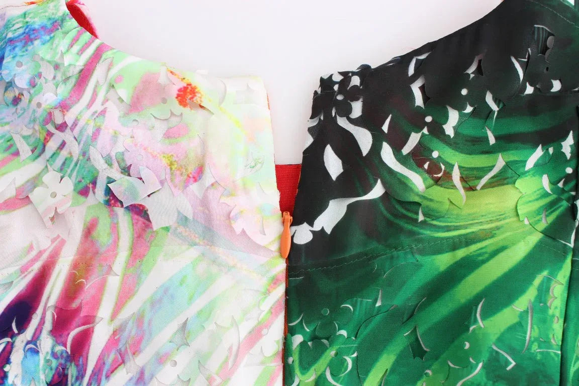 Lanre Da Silva Ajayi Multicolor Organza Sheath Dress - Zeiniez