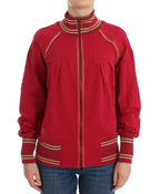 John Galliano Pink Mock Zip Cardigan Sweatshirt Sweater - Zeiniez