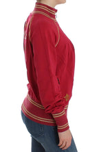 John Galliano Pink Mock Zip Cardigan Sweatshirt Sweater - Zeiniez