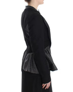KAALE SUKTAE Black Short Blazer Coat Biker Jacket - Zeiniez