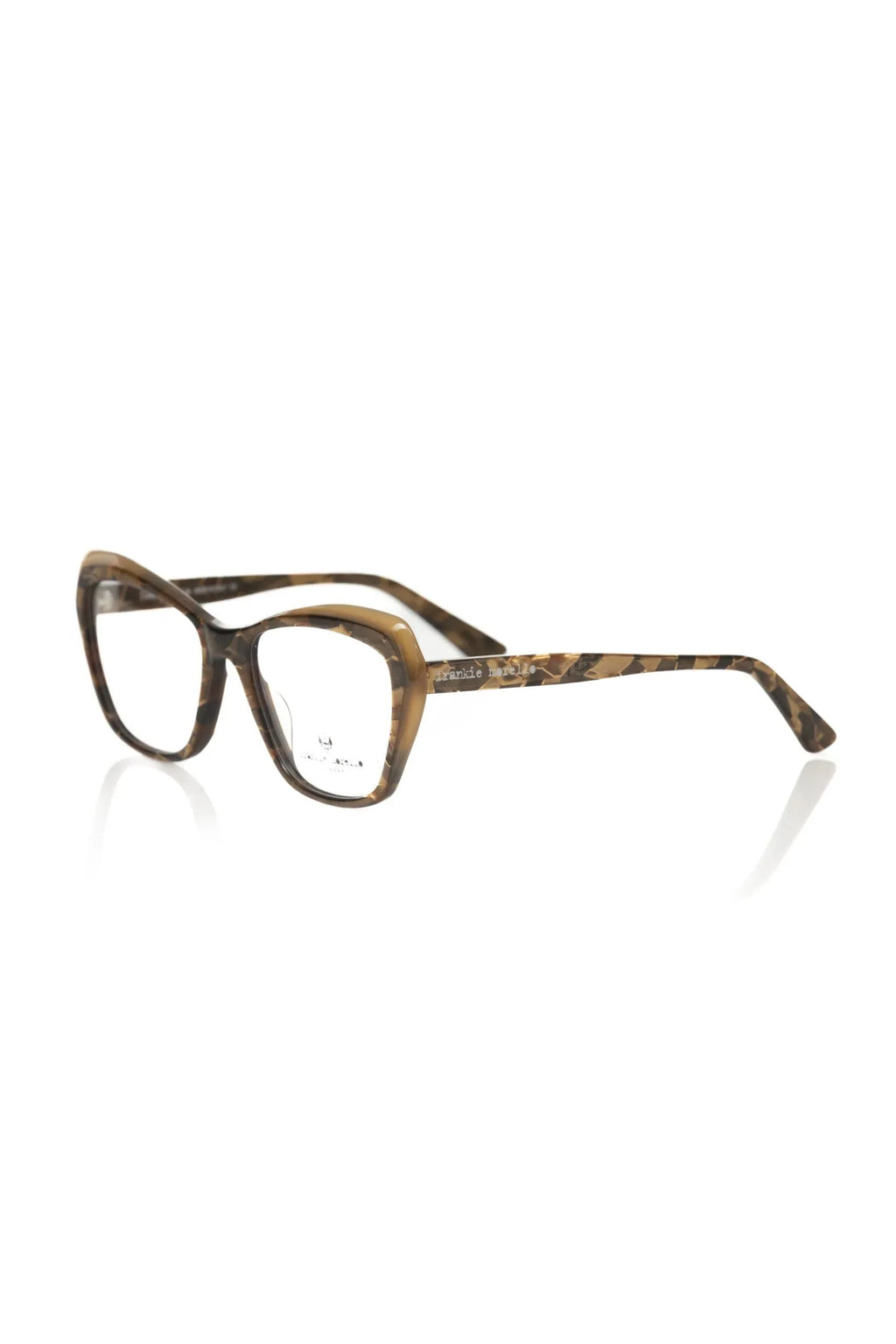 Frankie Morello Beige Acetate Women's Eyeglass Frame - Zeiniez