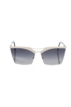 Frankie Morello Silver Metallic Women's Sunglass - Zeiniez
