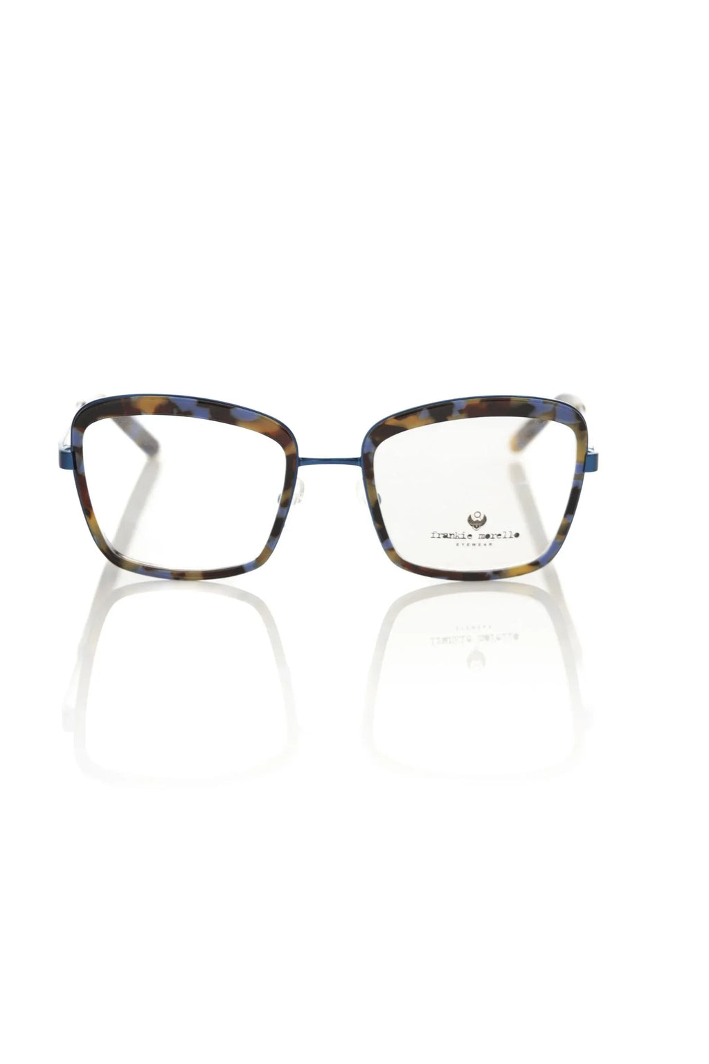Frankie Morello Blue Metallic Women's Eyeglass Frame - Zeiniez