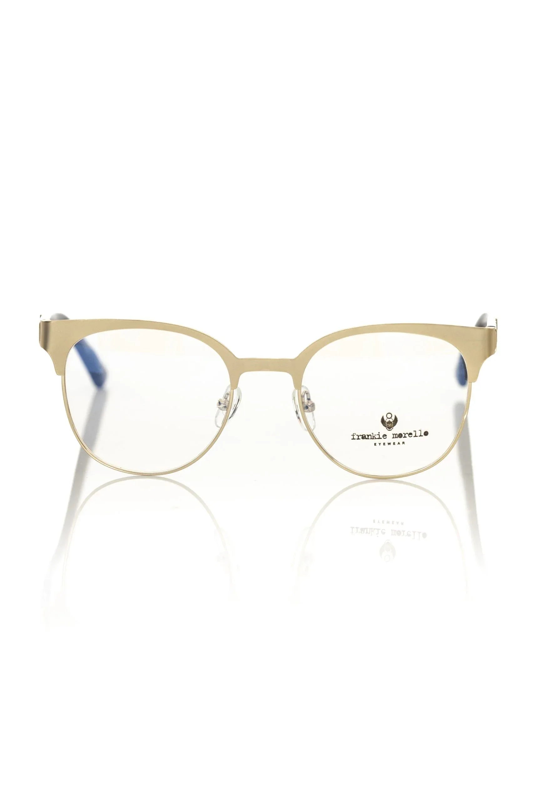 Frankie Morello Gold Metallic Women's Eyeglass Frame - Zeiniez