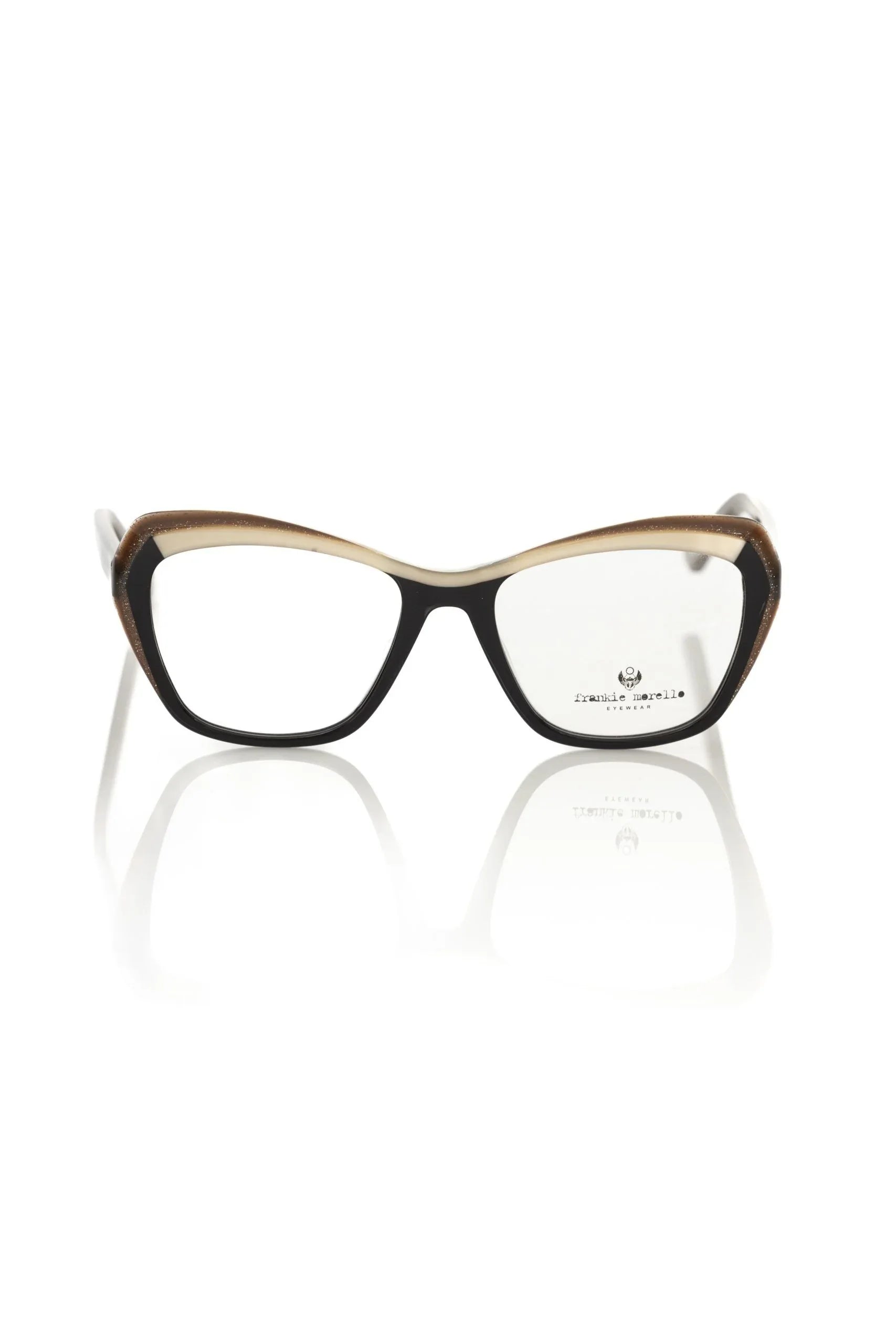 Frankie Morello Black Acetate Women's Eyeglass Frame - Zeiniez