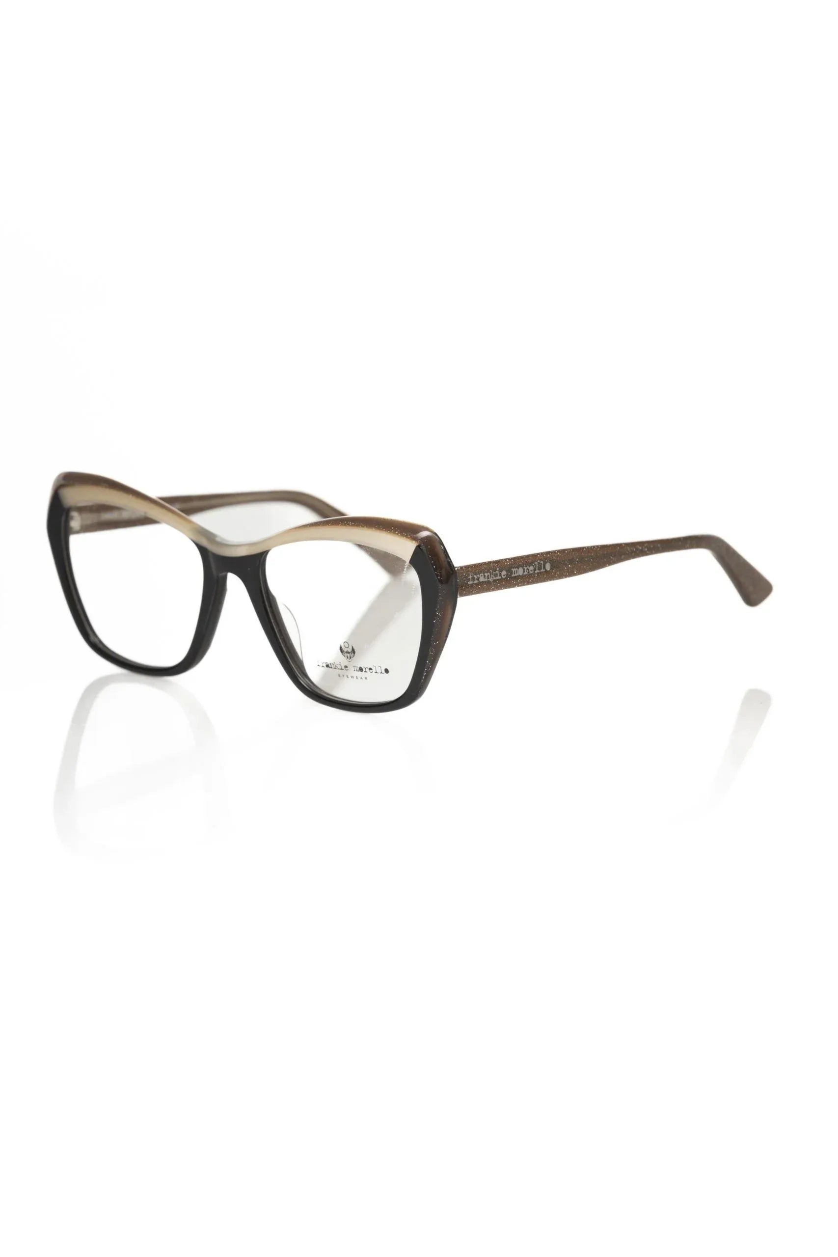 Frankie Morello Black Acetate Women's Eyeglass Frame - Zeiniez