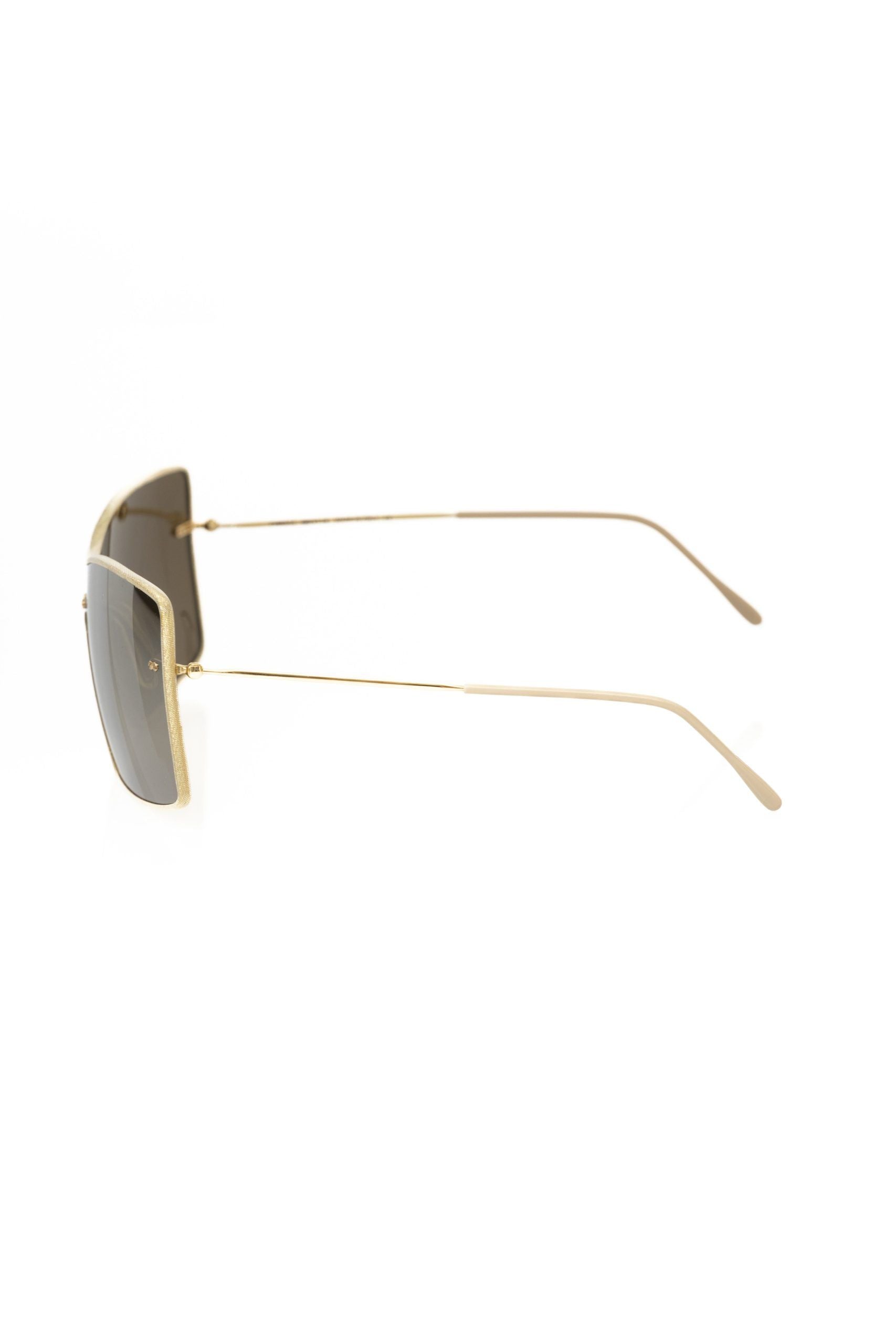 Frankie Morello Gold Metallic Fiber Women Sunglasses - Zeiniez