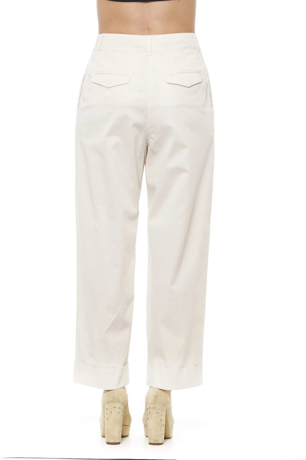 Peserico Beige Cotton Jeans & Pants - Zeiniez
